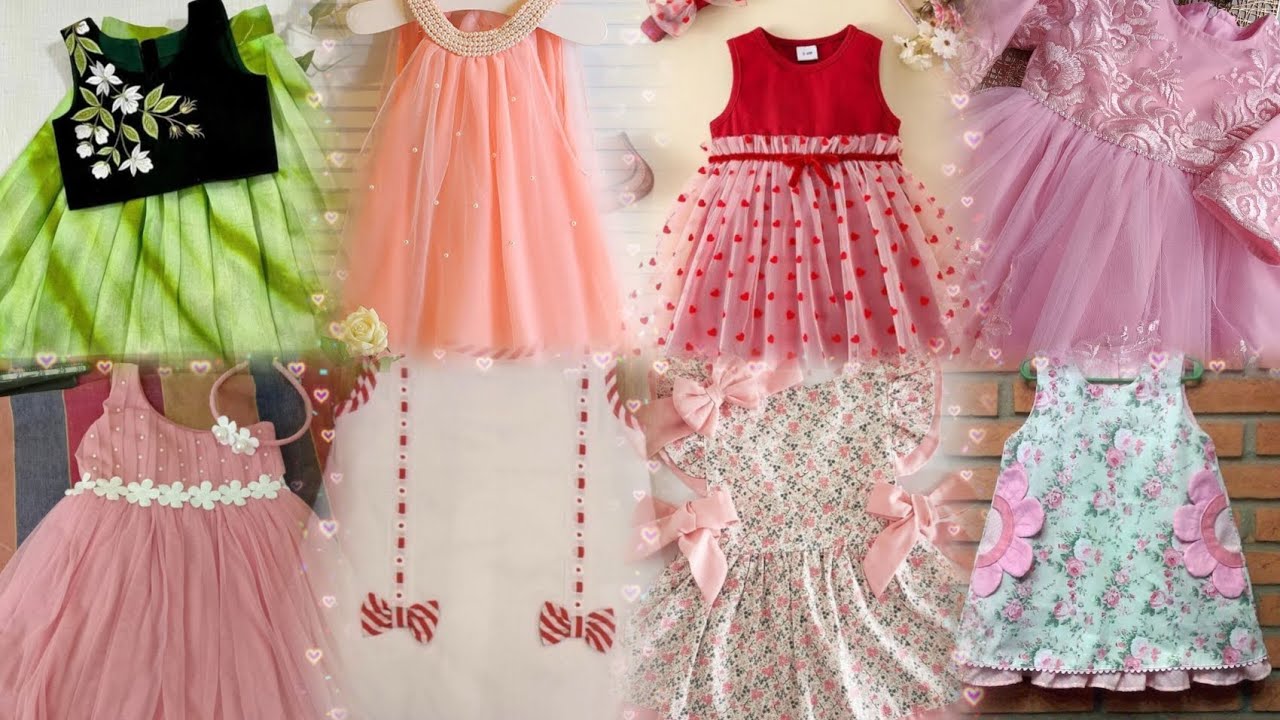 Unique dresses design/party dress design/baby frock designs/baby girl dress ideas/frcok dress