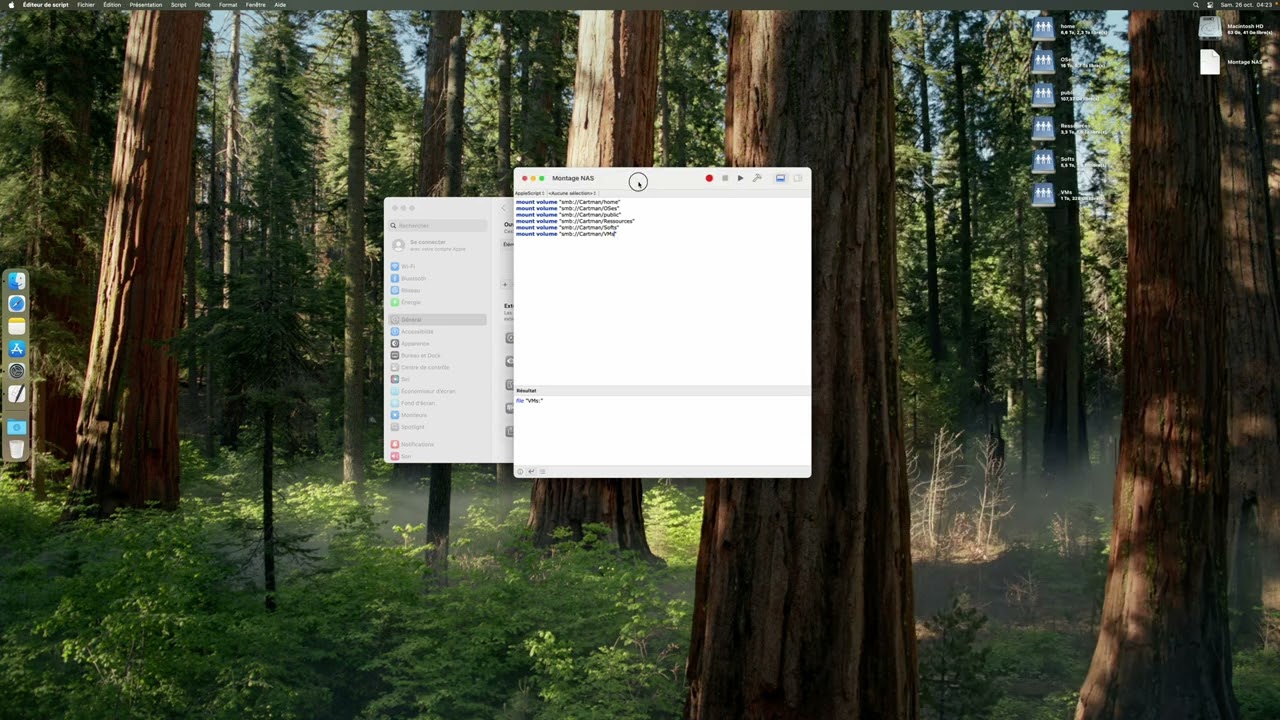 Monter automatiquement des partages réseau au démarrage sur macOS sans les ouvrir avec la session