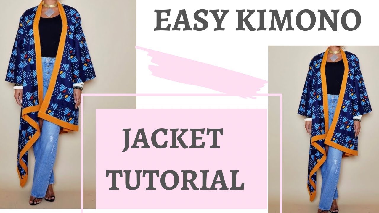 DIY EASY ASYMMETRICAL KIMONO JACKET TUTORIAL