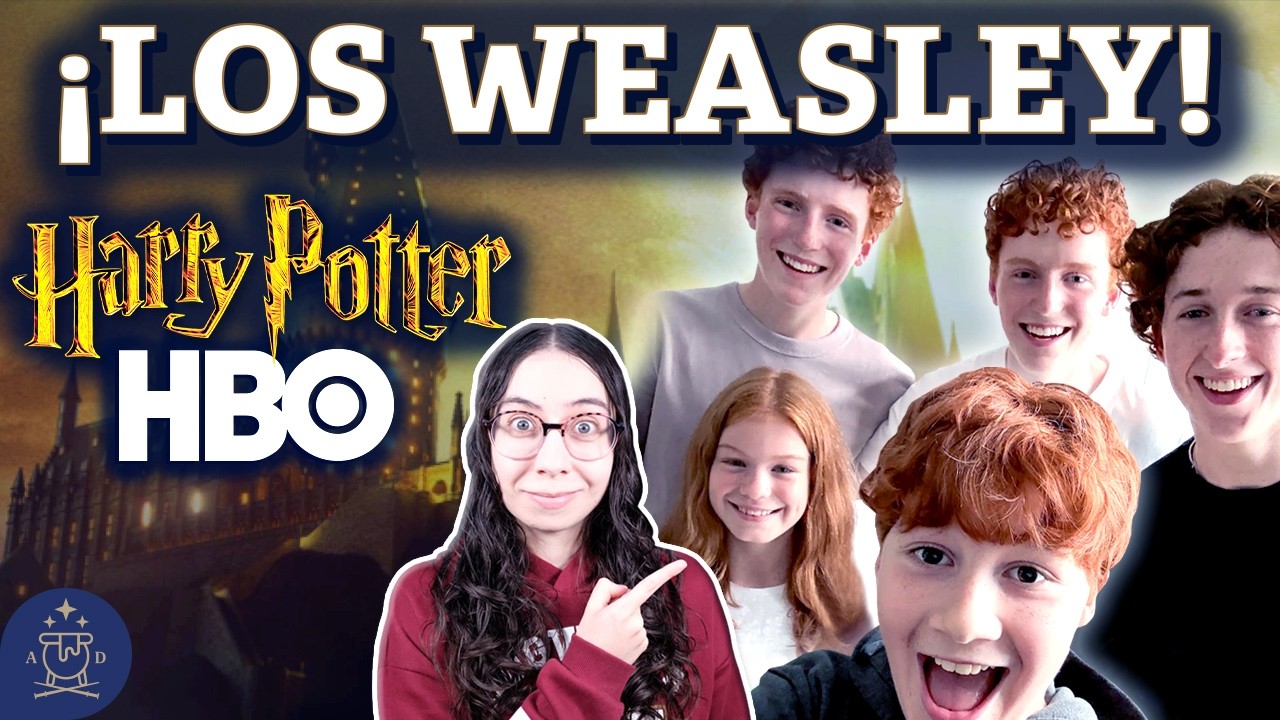 ¡Conoce a los NUEVOS Weasley en la serie de Harry Potter de HBO! (con hermano sorpresa 👀)