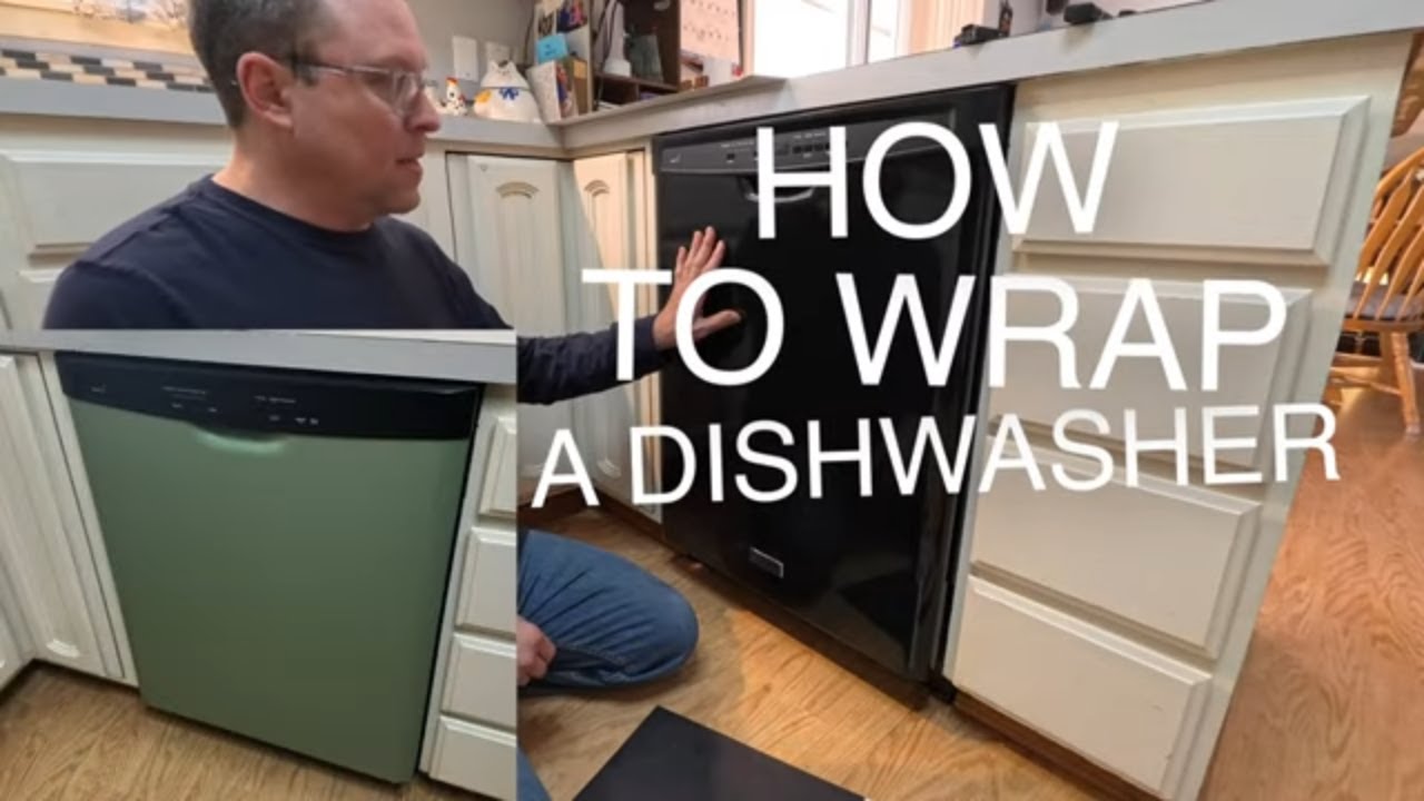 Vinyl Dishwasher Wrap Installation Made EASY for Beginners