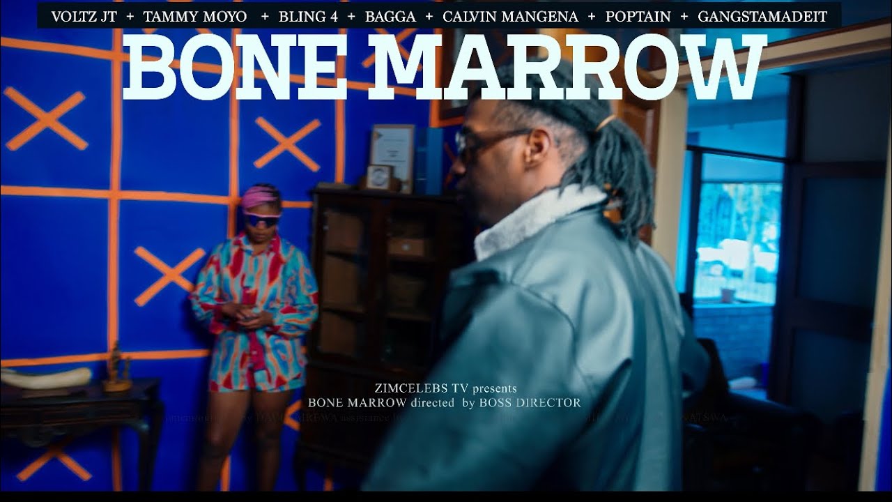 Gangsta Madeit , Bagga , Voltz Jt, Bling4, Tamy Moyo, Calvin Mangena, Poptain - Bone Marrow (Video)