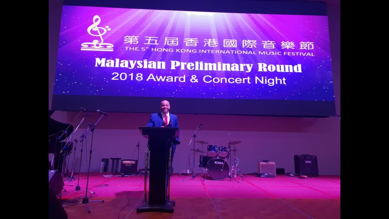 [EMCEE] SHAUN STEPHEN - 5TH HONG KONG INTERNATIONAL MUSIC FESTIVAL: MALAYSIAN PRELIMINARY ROUND