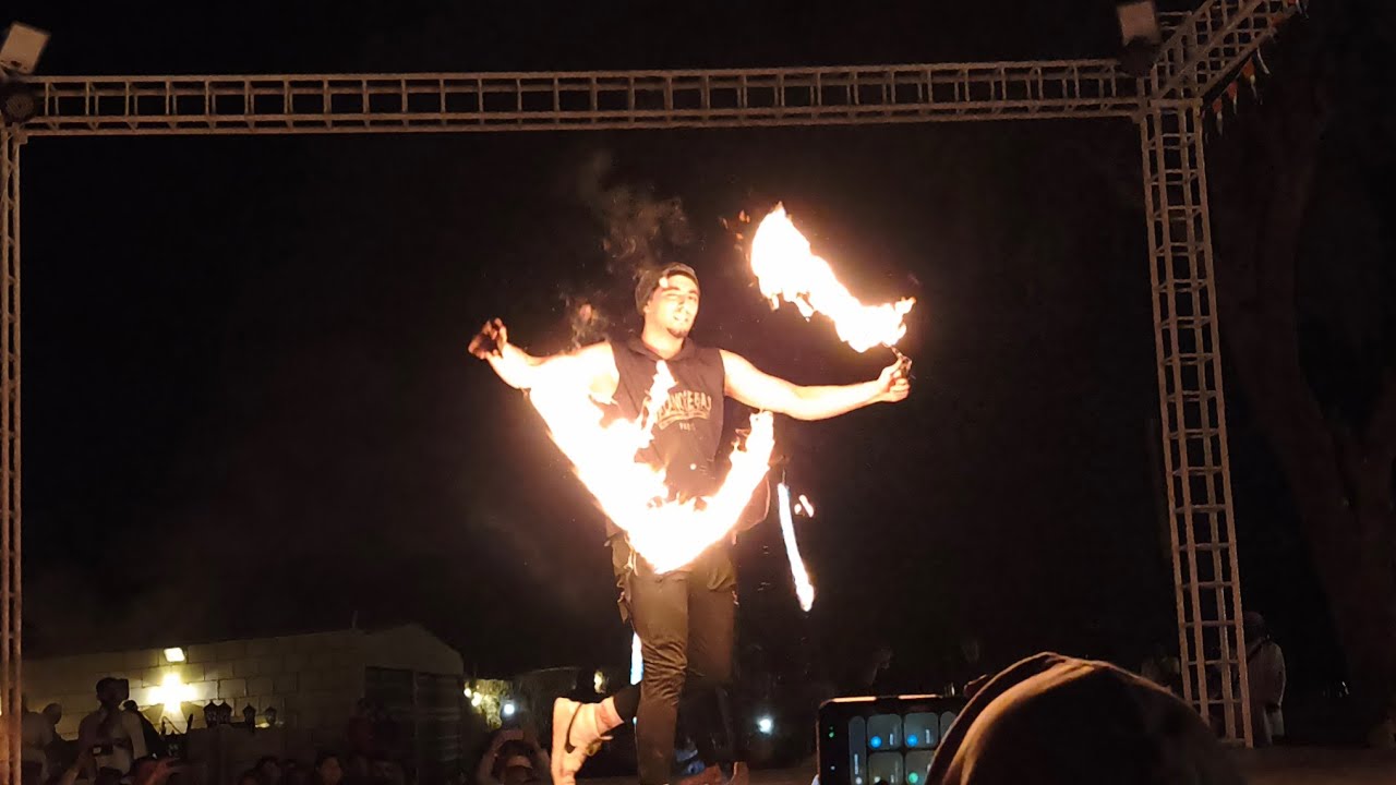 Fire Show at Desert Safari in Dubai 1
