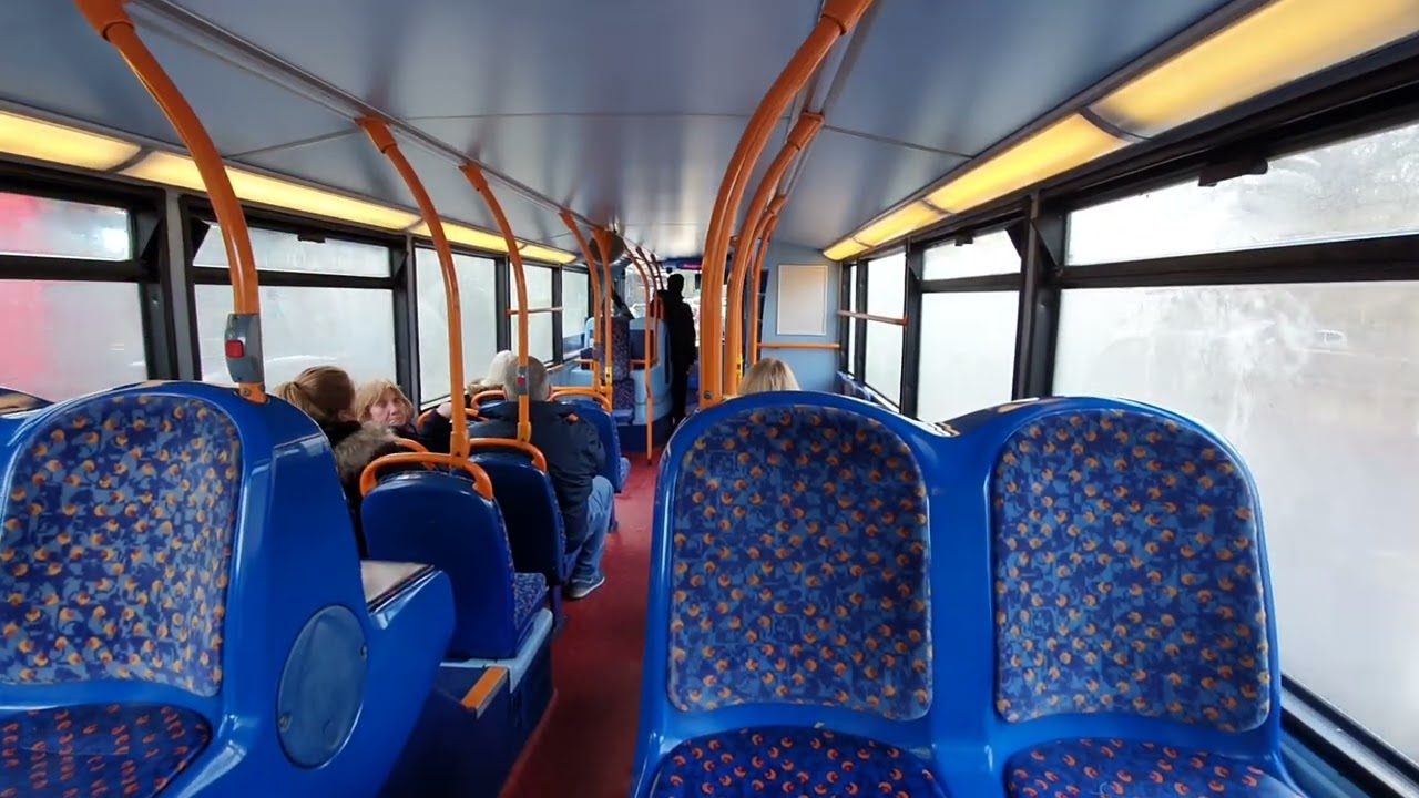 *Epic Hill Climb* Stagecoach Yorkshire Dennis Trident II E400 19419 (MX58 FUA) Route 43