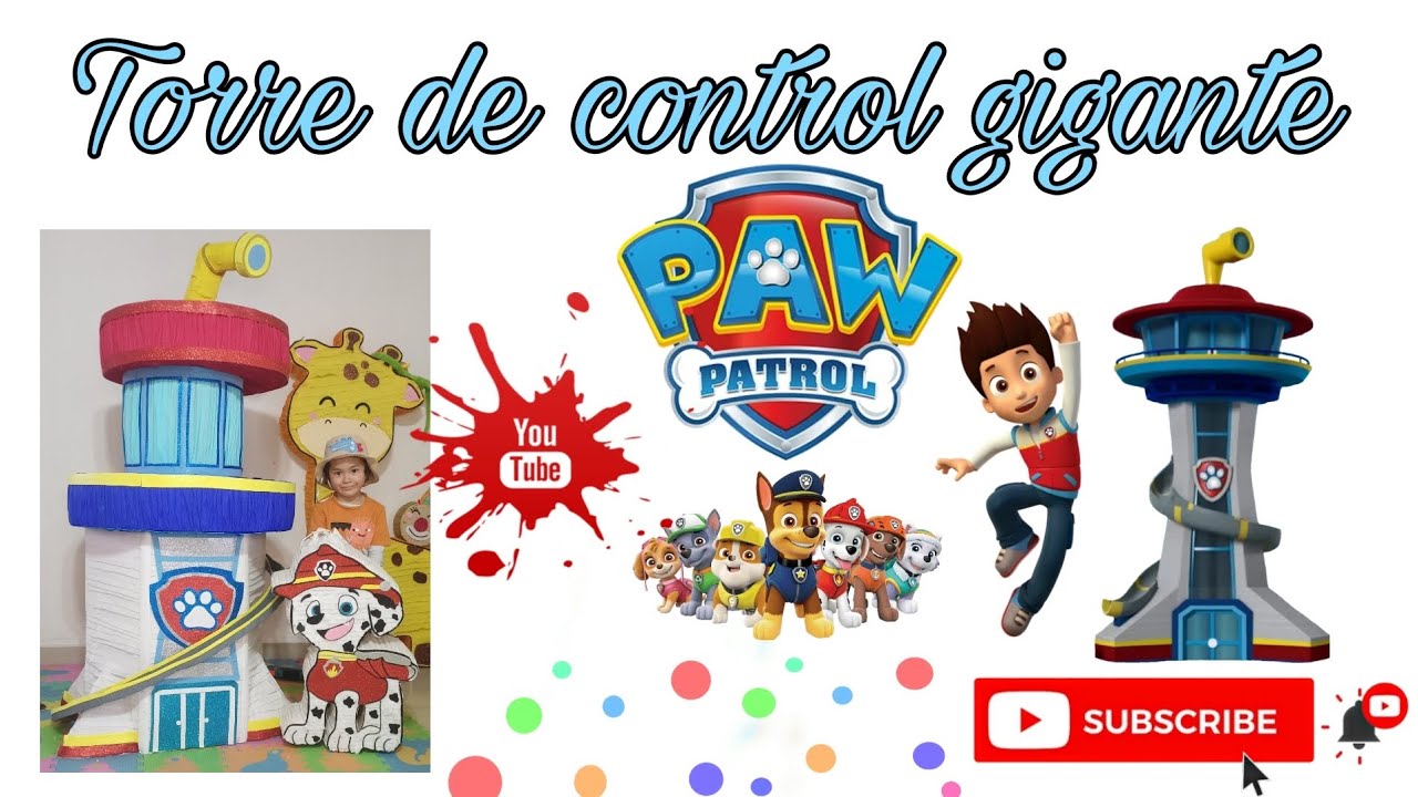 DIY | Torre de control de Paw Patrol ❤️🐾 Tutorial | Cómo hacer la torre de control de Paw Patrol 🐾