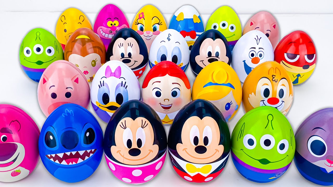 ASMR DISNEY Mickey SQUISHY Mystery Toys UNBOXING | NO TALKING