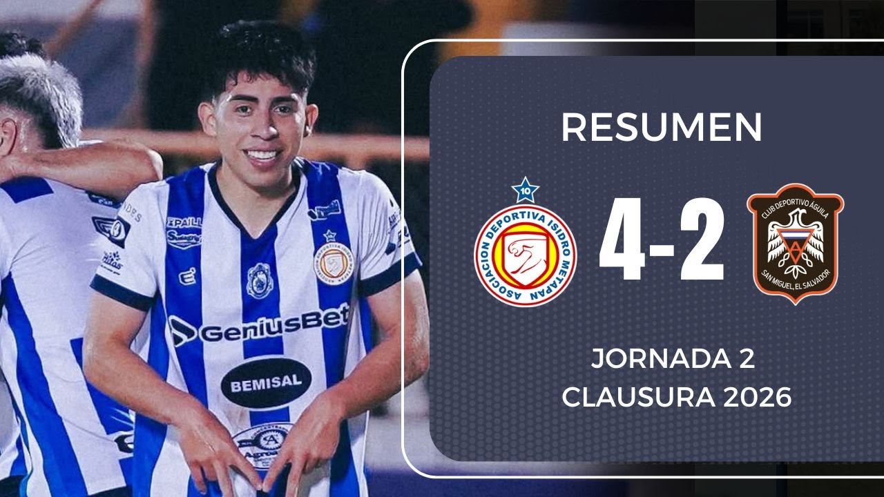 Metap&aacute;n golea al &Aacute;guila en el Calero Suarez | Resumen Metap&aacute;n 4-2 &Aacute;guila | Jornada 2 | Clausura 2026