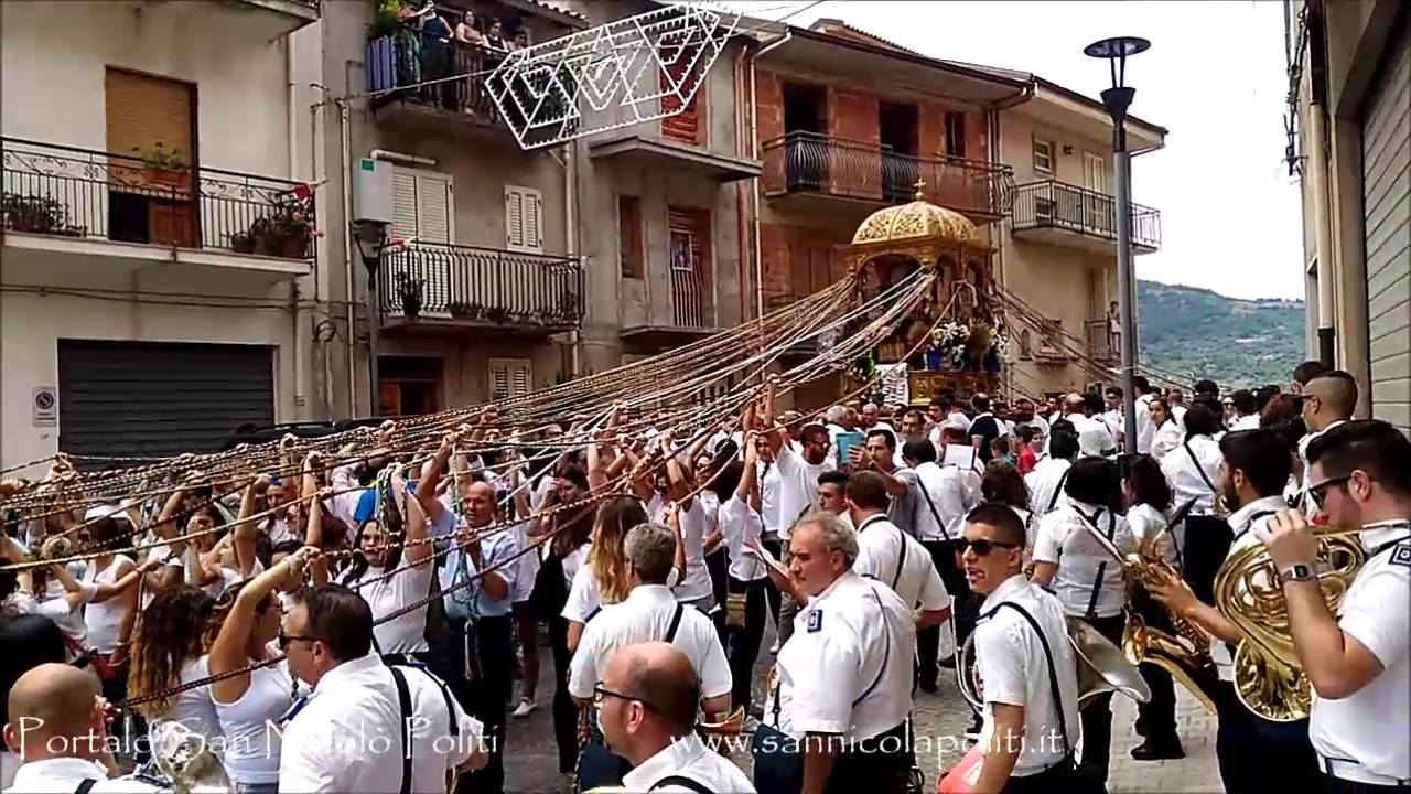 Solennità di S. Nicolò Politi - Alcara Li Fusi 2016 - Processione