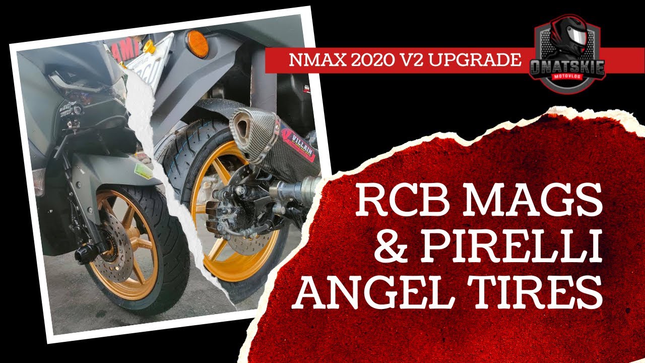 RCB Mags & Pirelli Angel Tires - NMAX 2020 V2