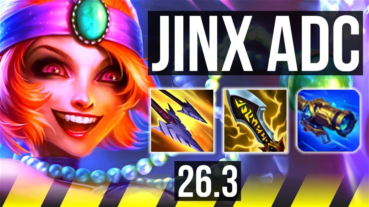 JINX & Braum vs MISS FORTUNE & Pyke (ADC) | EUNE Grandmaster | 26.3