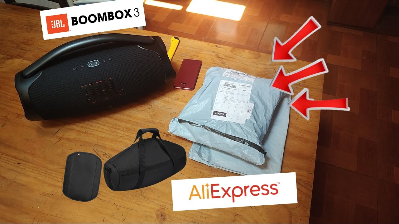 UNBOXING📦 FUNDA Y ALMODILLA A MI JBL BOOMBOX 3 🎵