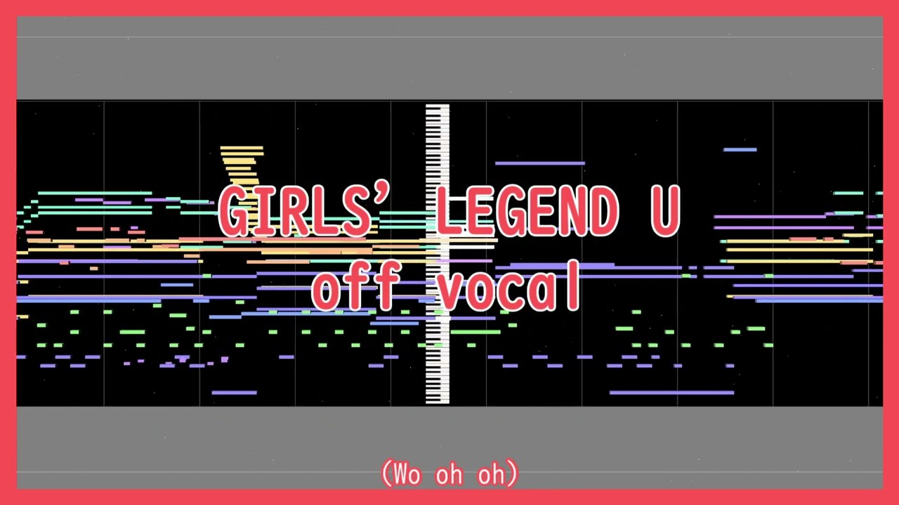 【Off vocal 歌詞付き】『GIRLS' LEGEND U』(Full) 打ち込んでみた from ウマ娘 プリティーダービー WINNING LIVE 01【MIDI】