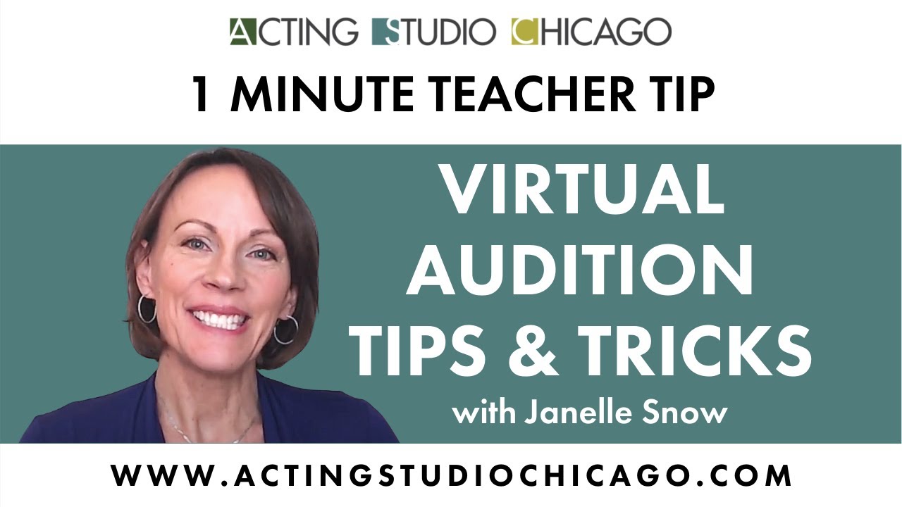 Virtual Audition Advice for Actors | Tips for Acting on Zoom