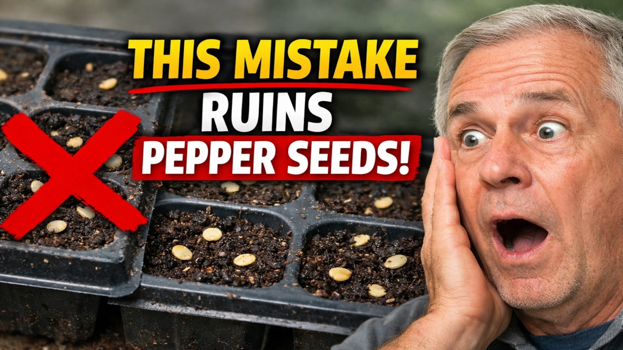 The ONE Thing I Changed for 100% Pepper Seed Germination (Stop Making This Mistake!)