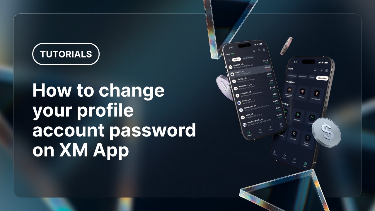 How to change your profile account password on XM App