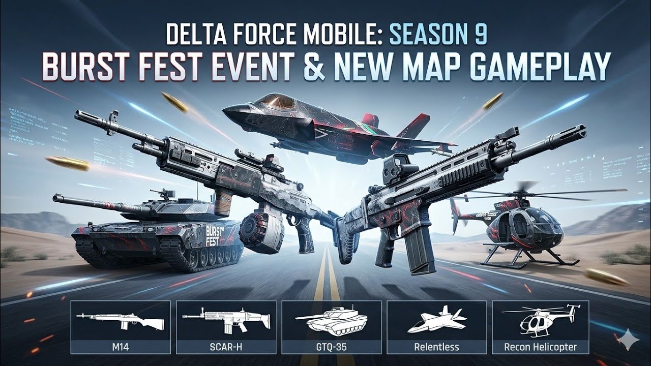 Burst Fest Event 2026 Delta Force Mobile & New Map Gameplay #deltaforce #burstfest26 