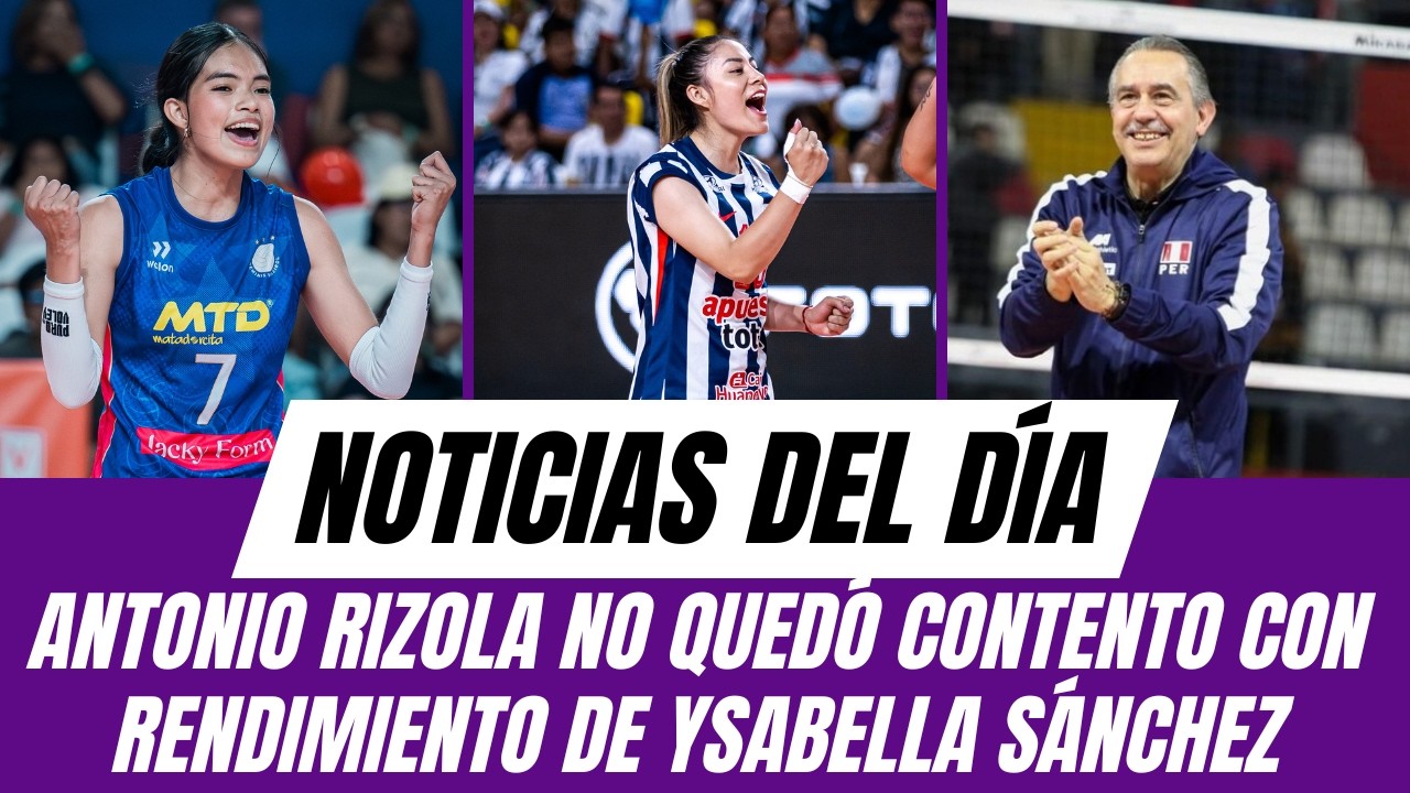 Antonio Rizola no quedó contento con rendimiento de Ysabella Sánchez