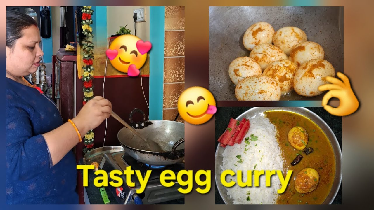 Bete aur husband ne ki full tareef yummy egg curry 😋🥰👌