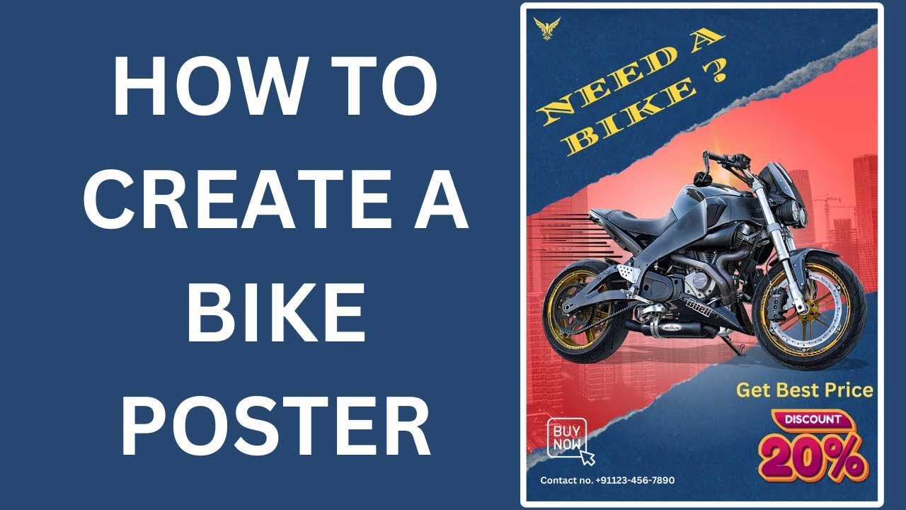 How to create a bike poster on canva#canva#canvadesign#canvatutorial #freelancing#freelancer