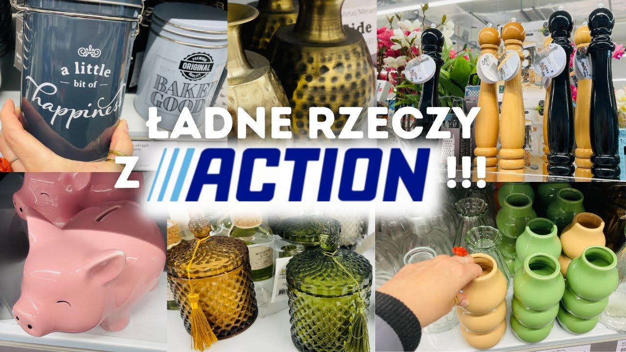 NAJNOWSZE PEREŁKI ZE SKLEPU ACTION | Dekoracje, biżuteria i więcej!