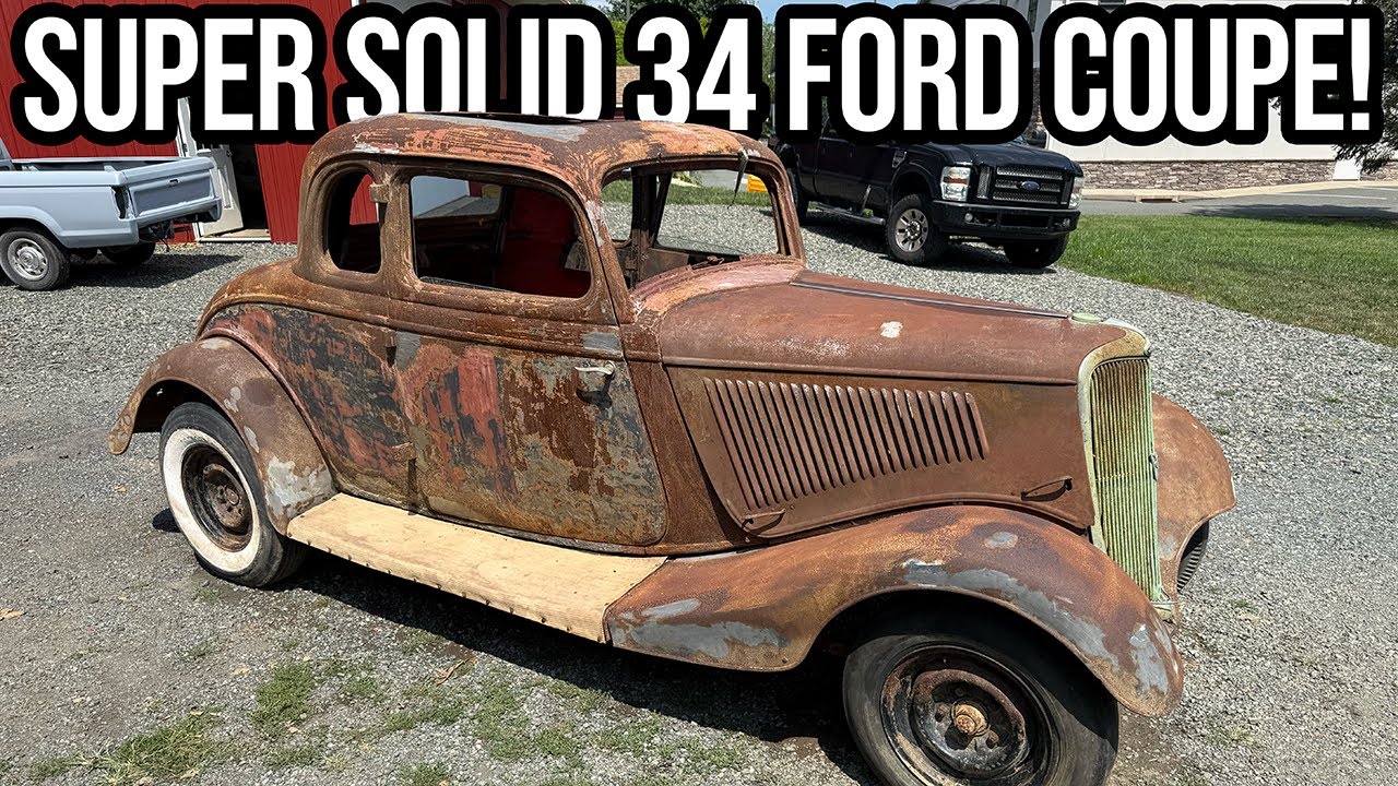 Unloading The Ohio Hot Rod 1934 Ford Coupe & Parts