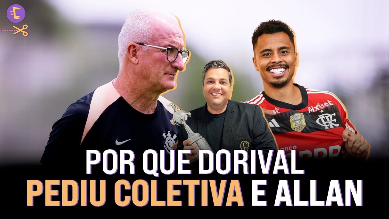 Por que Dorival pediu coletiva do nada l Corinthians tenta convencer Flamengo