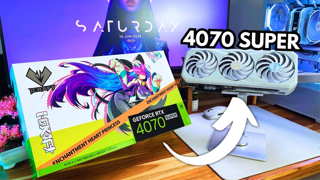 RTX 4070 Super iCraft OC 12GB – A Maxsun passou dos limites nesse design! UNBOXING