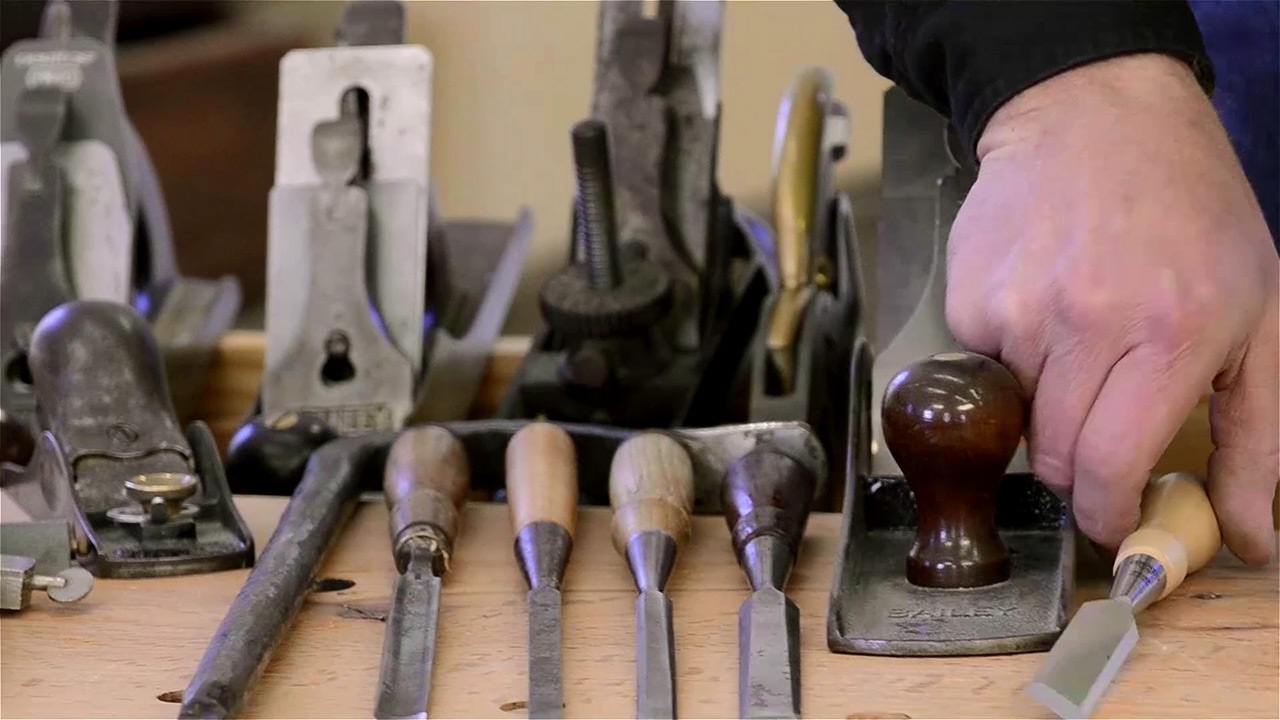 Antique Hand Tools for a Shaker Table