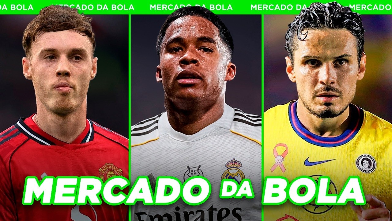 ENDRICK QUER NOVA CHANCE NO REAL MADRID│VEIGA DE SAÍDA DO PALMEIRAS e+ - Mercado da Bola 2026