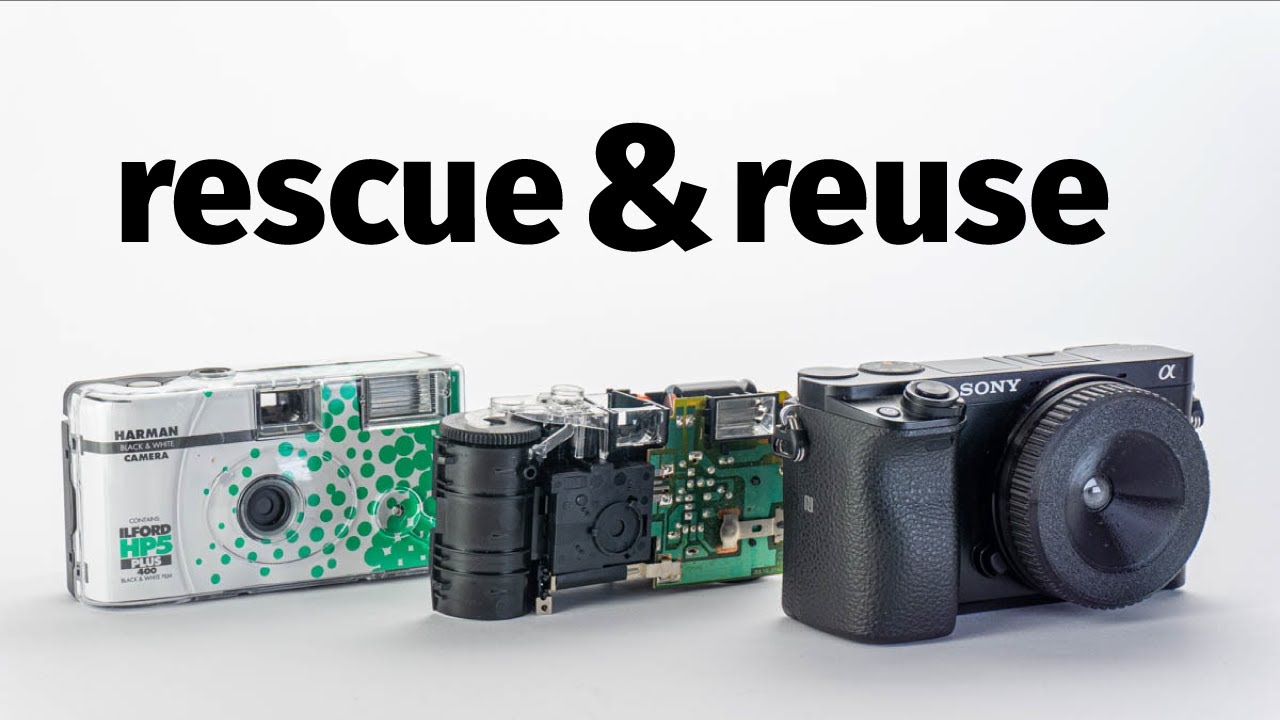 Make Sony E-Mount Lenses from Disposable Cameras