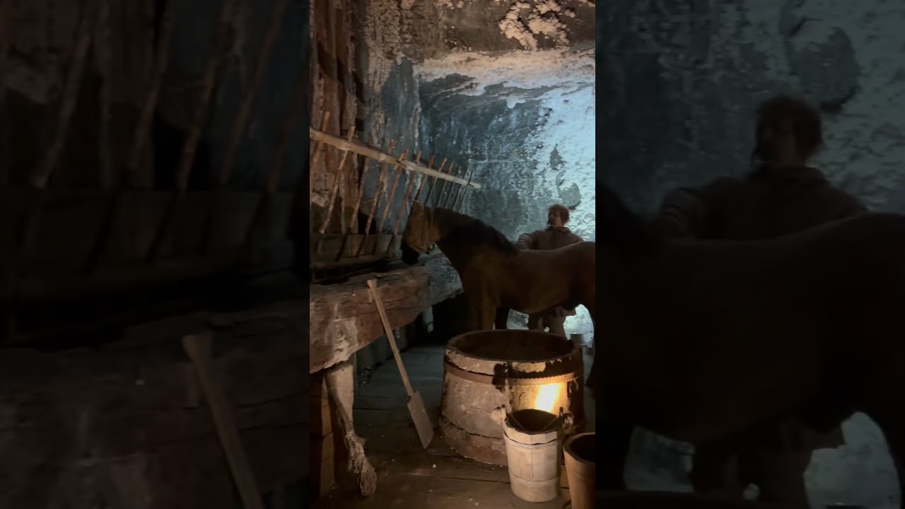 Wieliczka Salt Mines in Poland. 