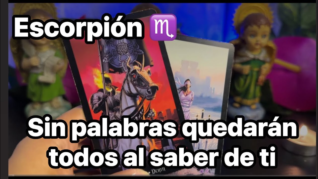 ESCORPIÓN LES IMPRESIONA TODO LO QUE ESTÁS HACIENDO-ALGUIEN DE LE PARALIZA EL MUNDO TEVERTE D FRENTE