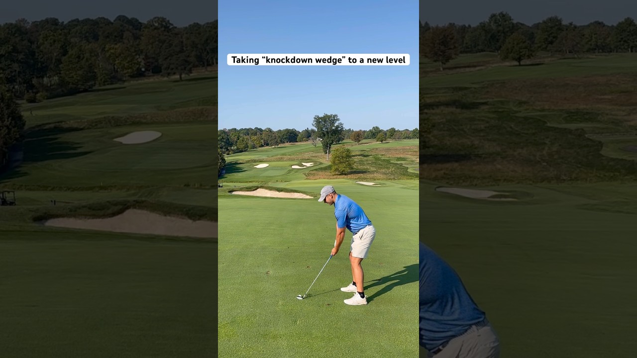 Weiks flushing his approach shot on #10 at The Country Club of Scranton