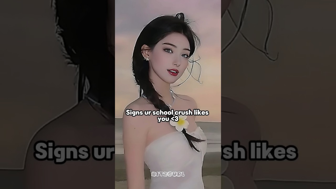 Signs ur school crush likes you 🎀 #aesthetic #edit #explore #shorts #capcut #song #music #trending