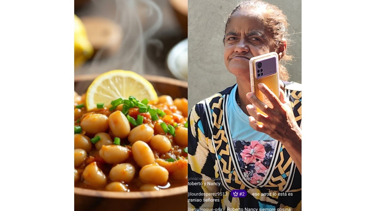 Nancy le cocina El moro a Roberto los granos y el arroz estaban duros 🥘