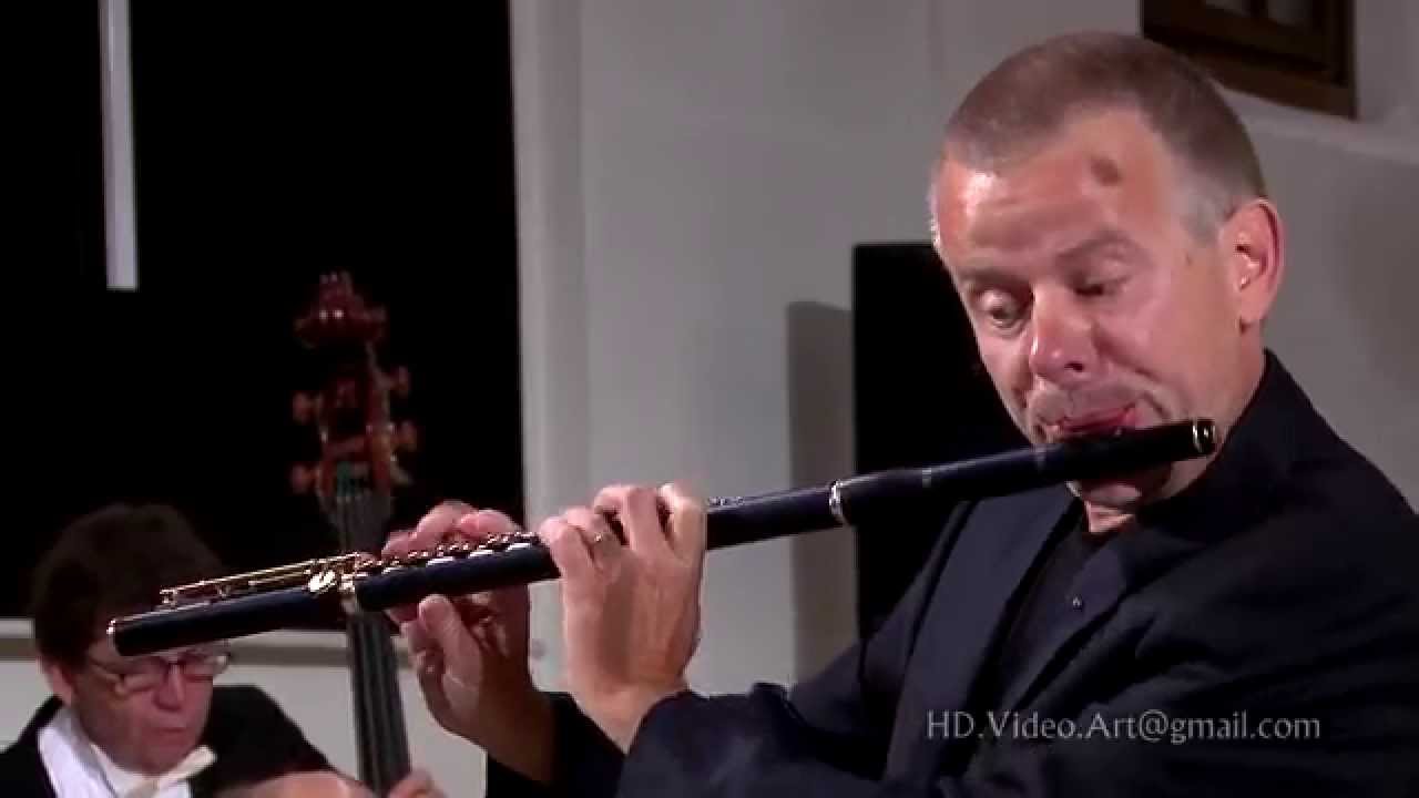 CPE Bach - Flute Concerto in D minor H.426, Wq.22 - Michael Hasel