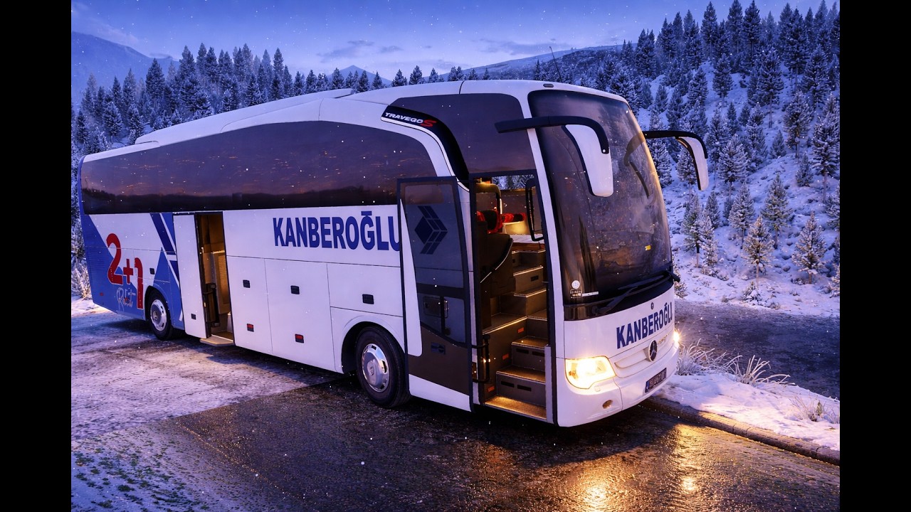 Yoğun ve Tipi'li Kar Yağışı Eşliğinde ARTVİN - KARS SEFERİ  |  Travego 15 SHD 2015  |  ETS 2