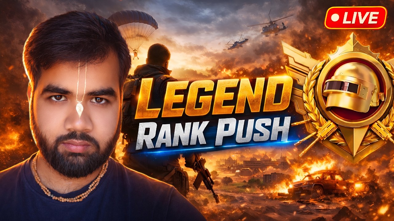 ULTIMATE ROYALE BGMI | SERIOUS RANK PUSH TO LEGEND | BGMI LIVE 🔴