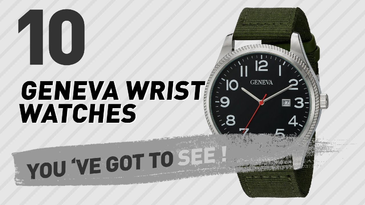 Geneva Wrist Watches For Men // New & Popular 2017