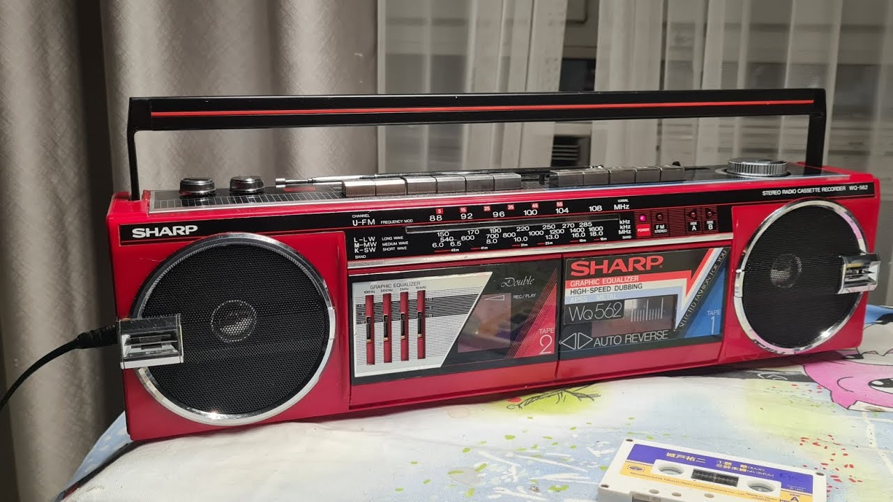 Sharp Wq-562H(R) на продажу после небольшой профилактики и установки Bluetooth 5.1