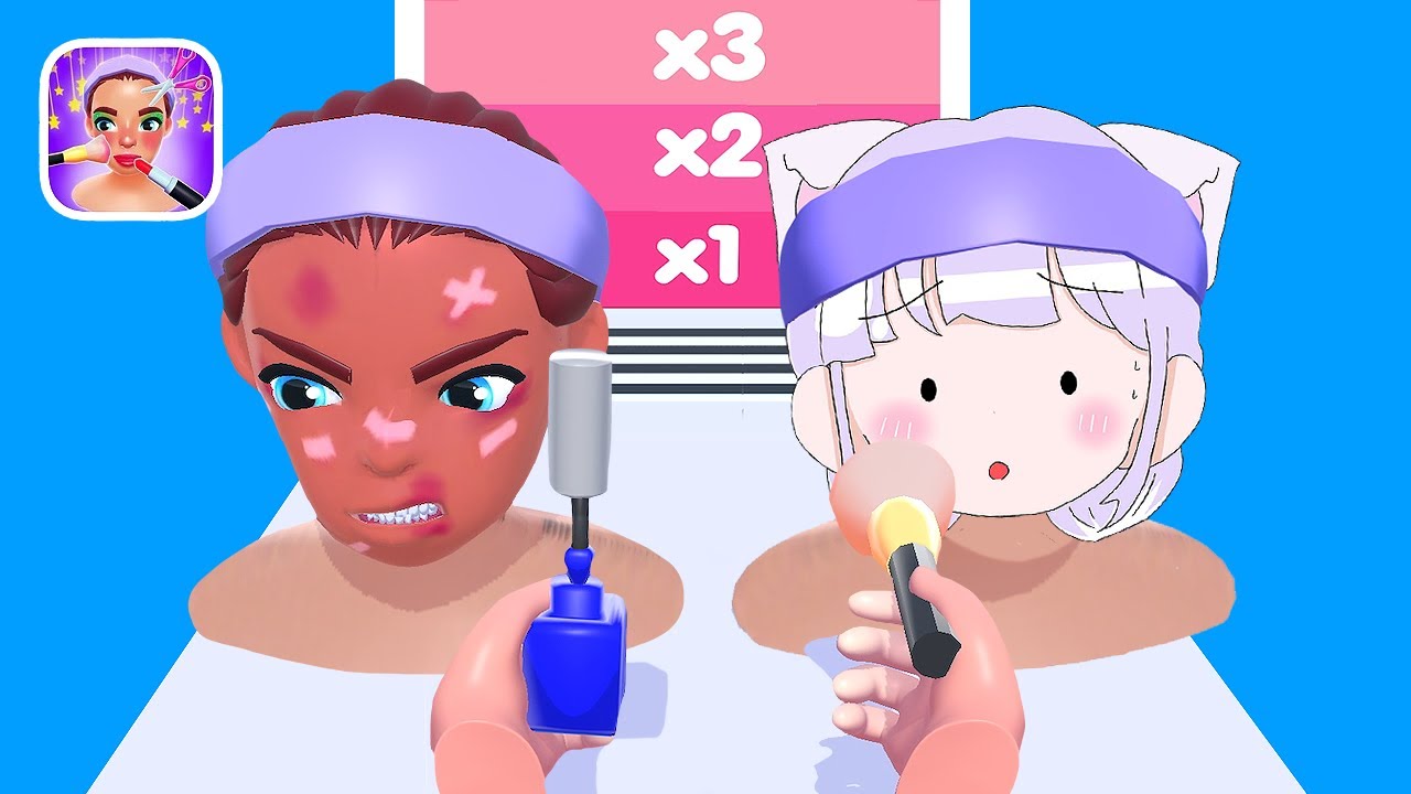 [Makeup Shuffle] 오른쪽? 왼쪽? 빨리 바꿔야해! 모바일게임추천
