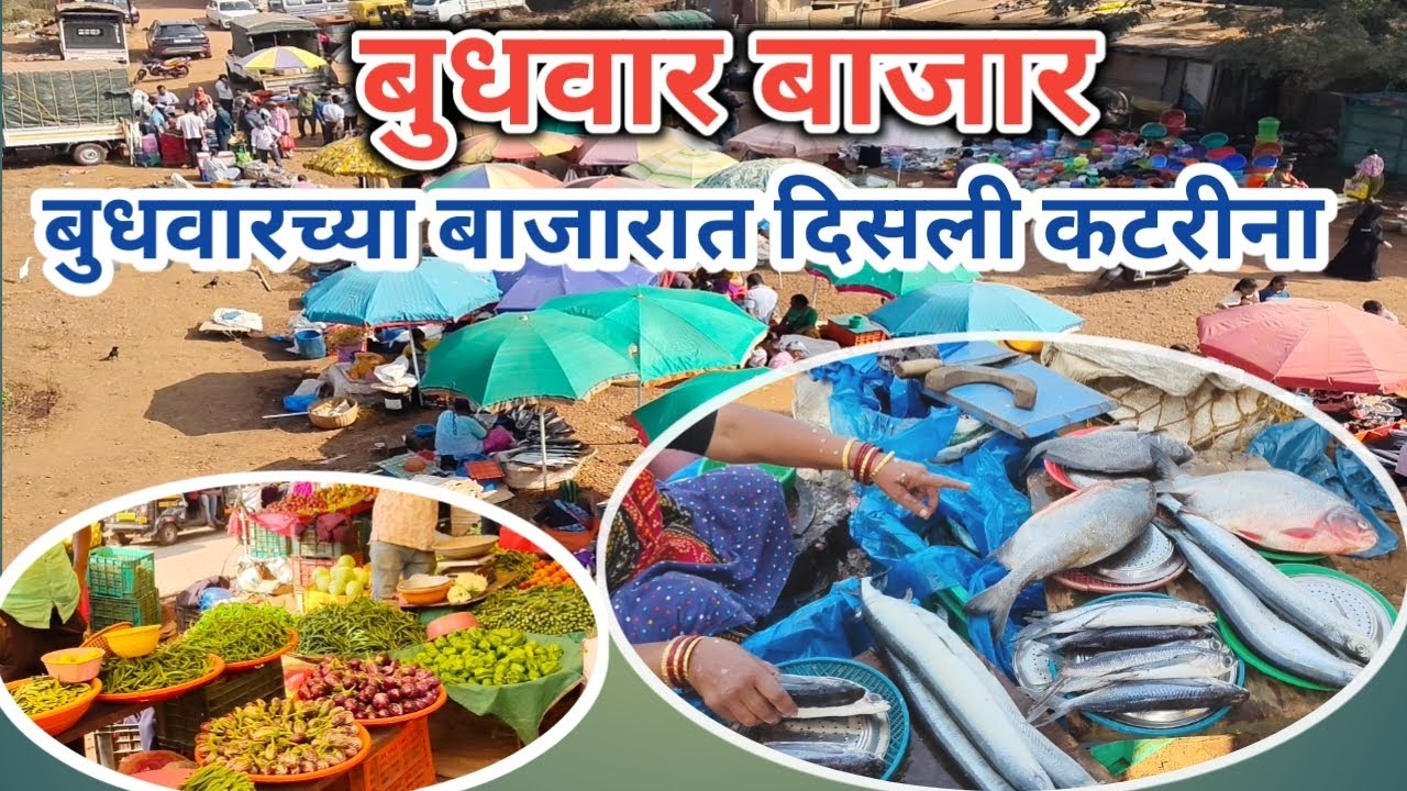 बुधवारच्या बाजारात दिसली कटरीना | Sangmeswar Bazhar # vairl 