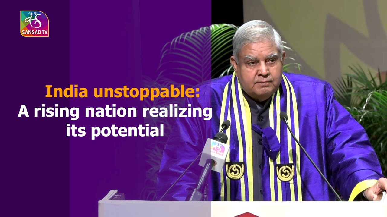 Vice President Jagdeep Dhankhar at 37th Convocation of IGNOU | 20 February, 2024