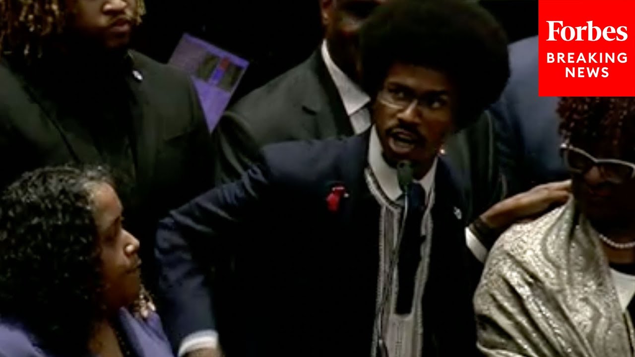 Expelled Tennessee Democratic Lawmaker Justin Pearson Makes Impassioned Speech After Expulsion