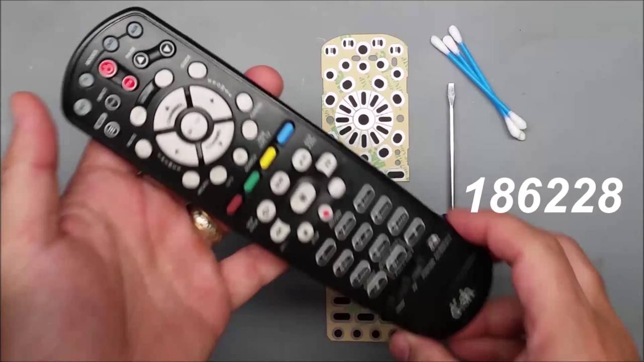 Как исправить кнопки на пульте дистанционного управления Dish Network Remote 40.0 2G UHF 186228