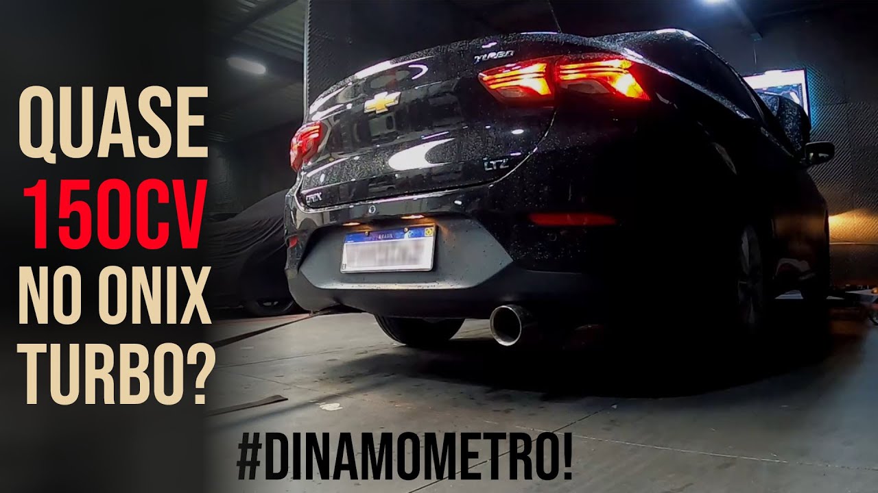 ONIX Turbo no DINAMOMETRO! Downpipe dá potência? 🔥🔥🔥
