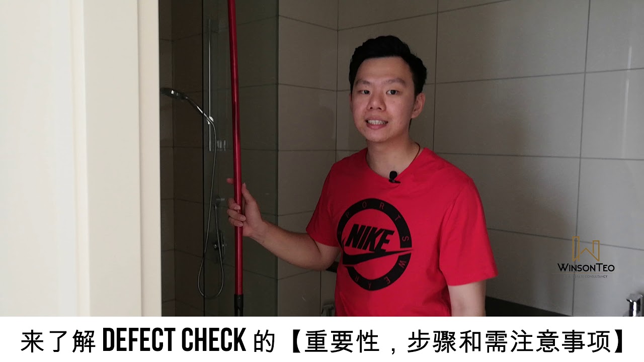 新屋交钥匙后【最重要】的步骤 - Defect Check