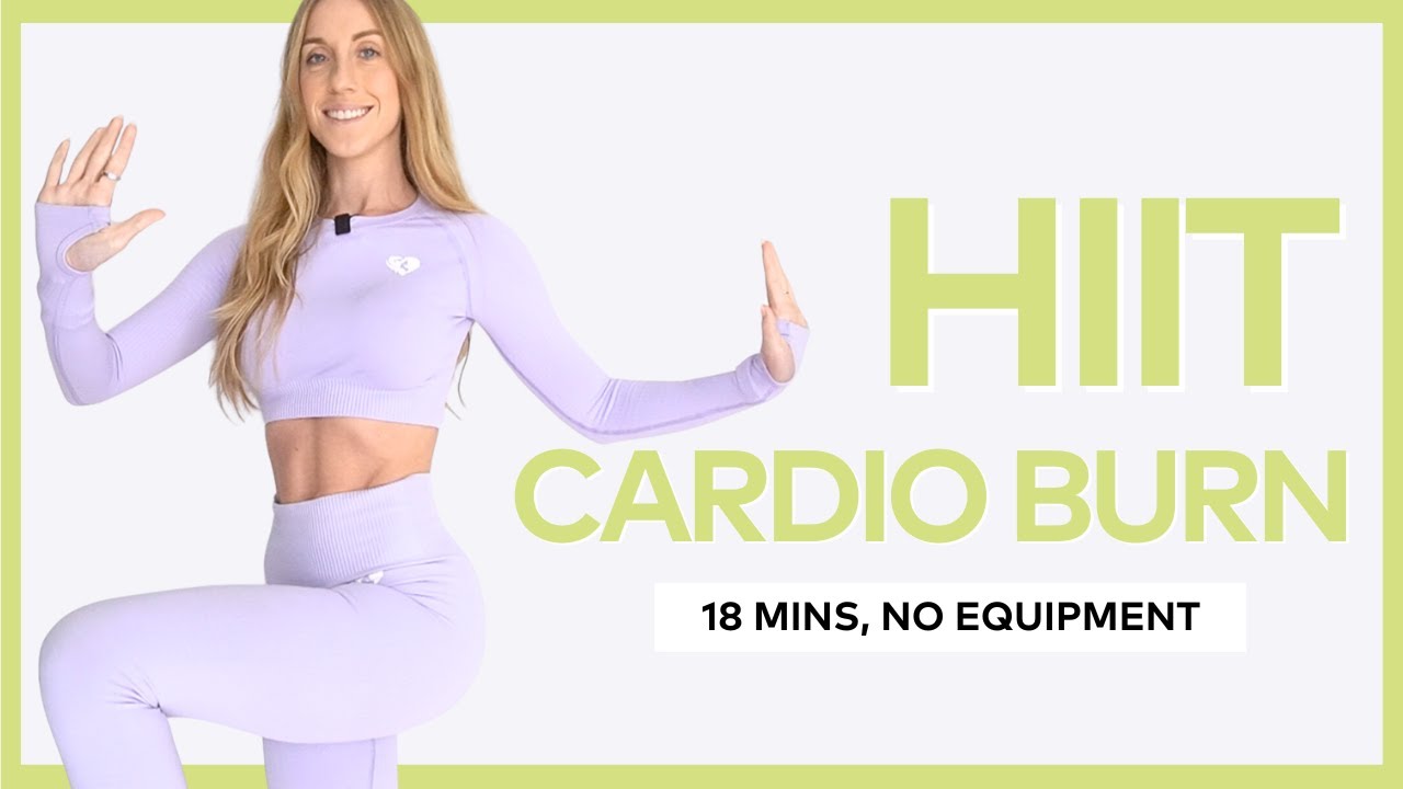18 MIN HIIT Cardio Workout - BOOST YOUR MOOD, No Equipment