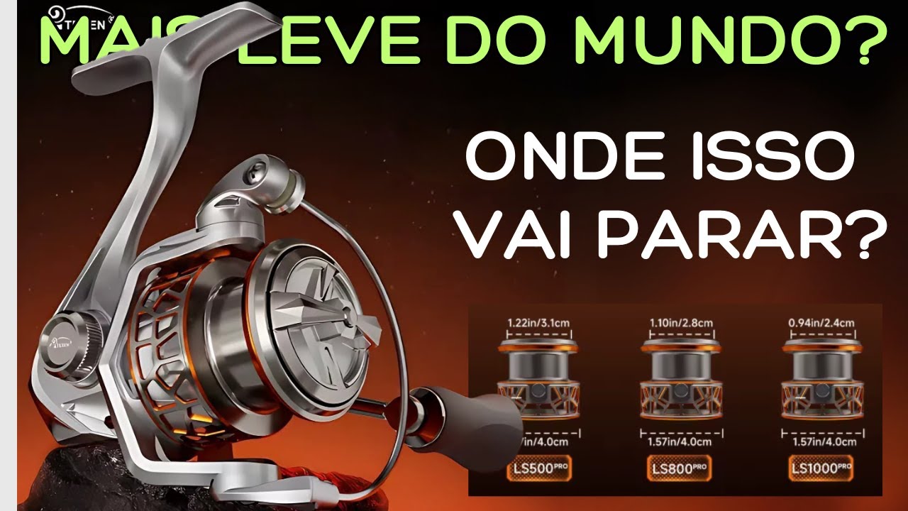 Molinetes mais leves do mundo? Anúncio comentado